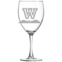 West Virginia Wesleyan College Polar Camel 10 1/2 oz. Wine Glass