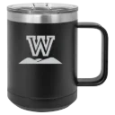 West Virginia Wesleyan College Polar Camel 15 oz. Mug with Slider Lid