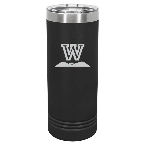 West Virginia Wesleyan College Polar Camel 22 oz. Skinny Tumbler with Slider Lid