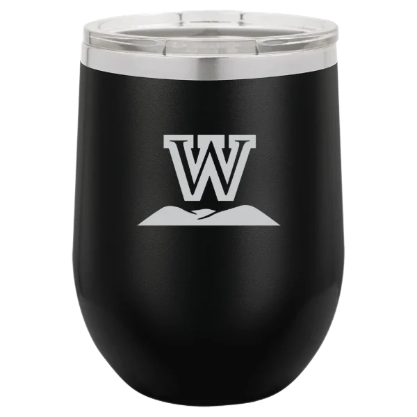 West Virginia Wesleyan College Polar Camel 12 oz. Stemless Wine Tumbler