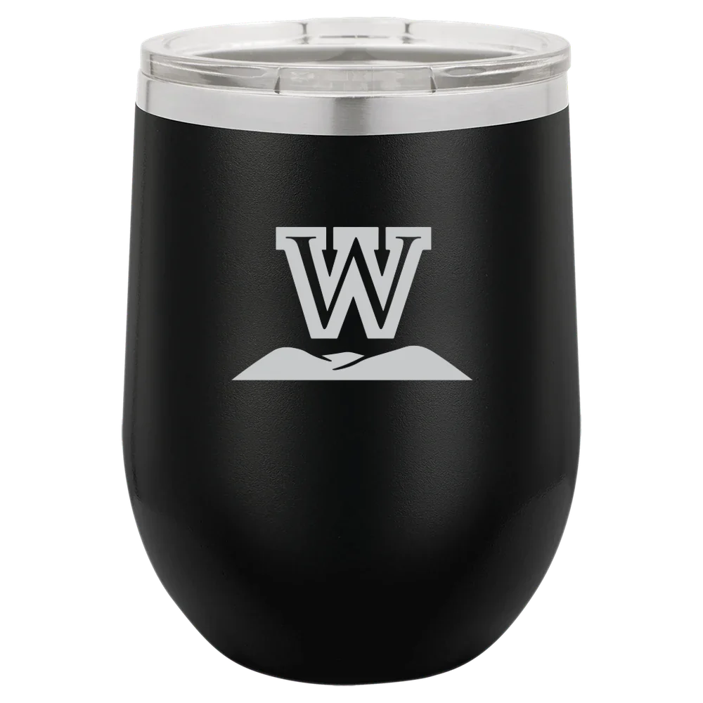 West Virginia Wesleyan College Polar Camel 12 oz. Stemless Wine Tumbler