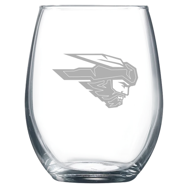 Western Colorado University Polar Camel 9 oz. Stemless Wine Glass