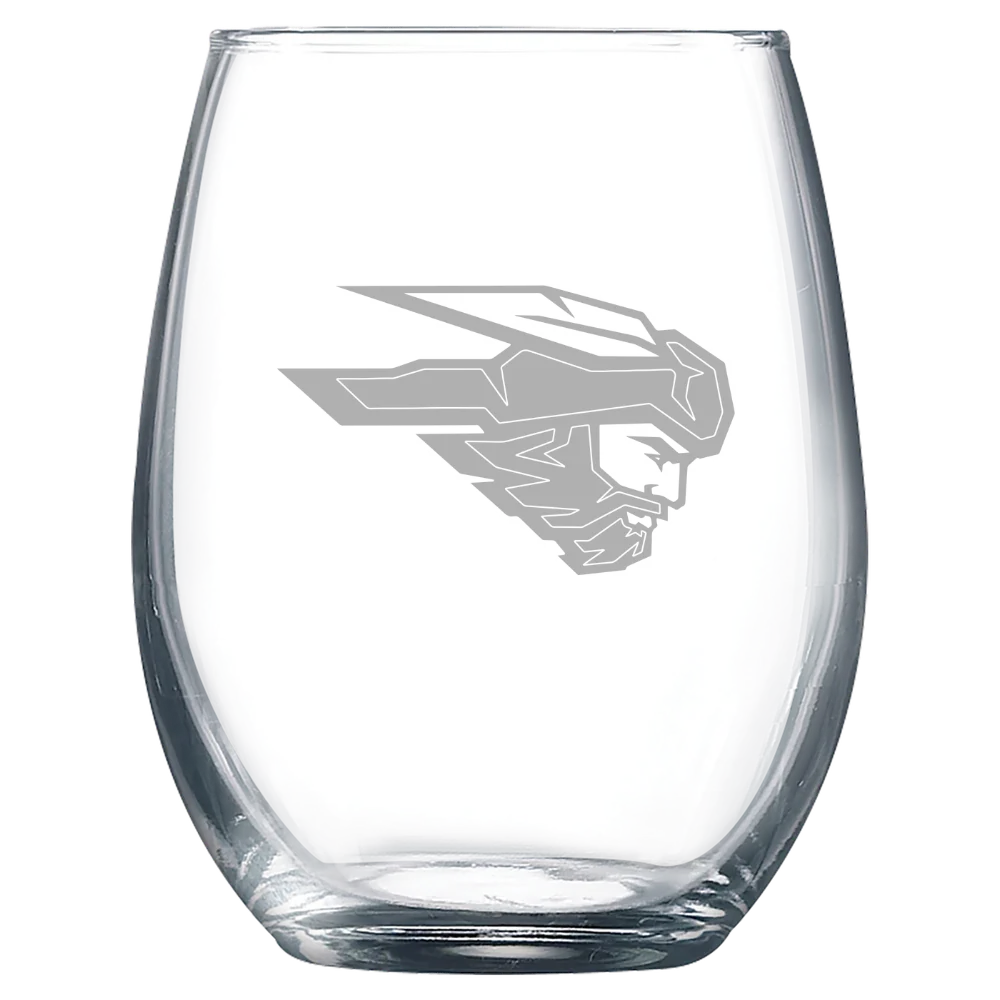 Western Colorado University Polar Camel 9 oz. Stemless Wine Glass