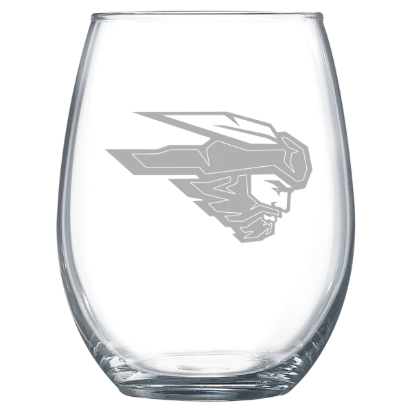 Western Colorado University Polar Camel 15 oz. Stemless Wine Glass