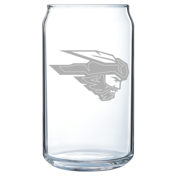 Western Colorado University Polar Camel 16 oz. Can Glass