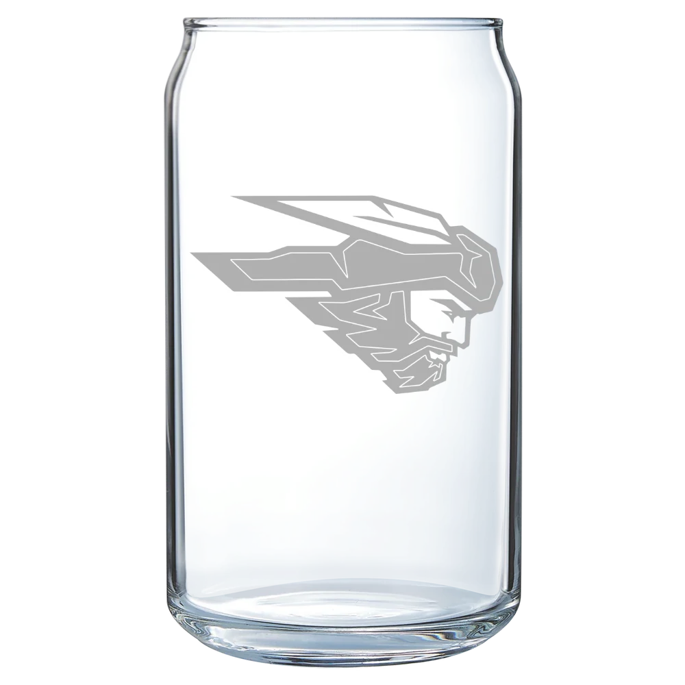 Western Colorado University Polar Camel 16 oz. Can Glass
