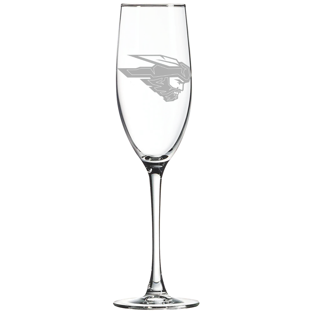 Western Colorado University Polar Camel 8 oz. Champagne Flute