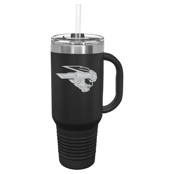 Western Colorado University Polar Camel 40 oz. Travel Mug with Snap Lid & Straw