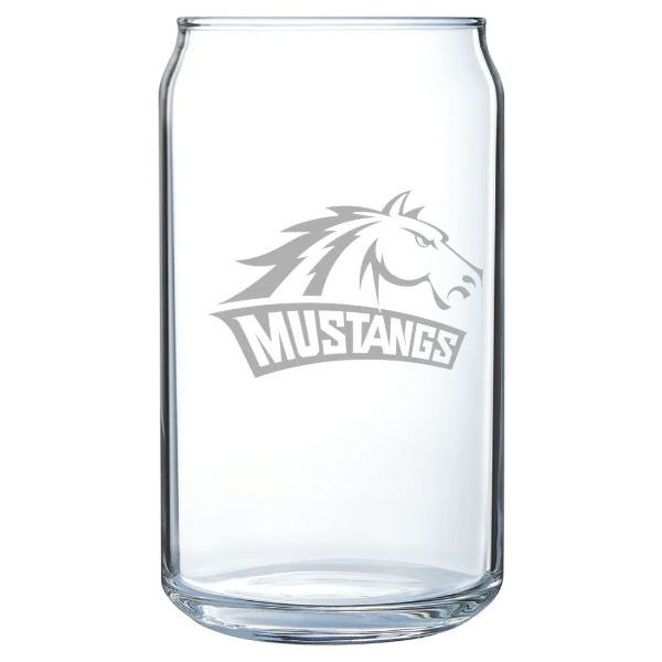 Western New Mexico University Polar Camel 16 oz. Can Glass