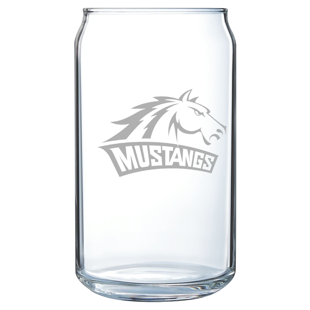 Western New Mexico University Polar Camel 16 oz. Can Glass