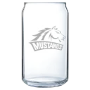 Western New Mexico University Polar Camel 16 oz. Can Glass