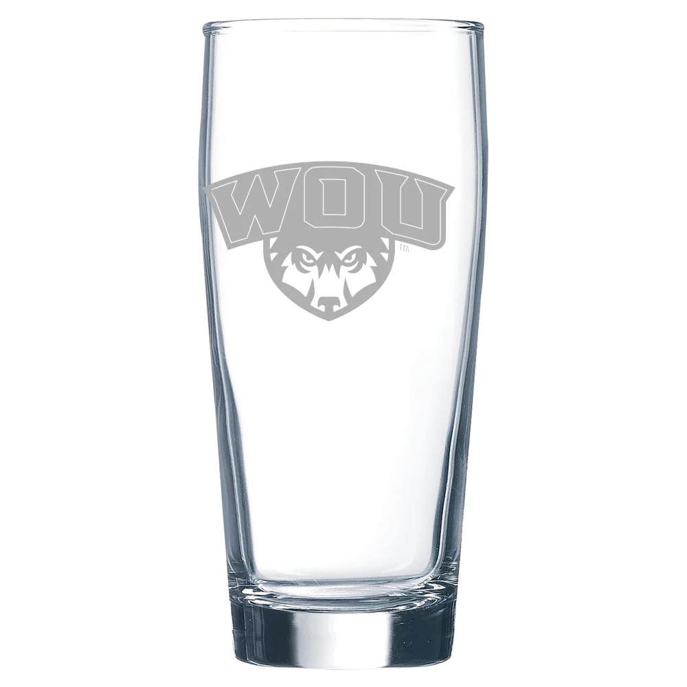 Western Oregon University Polar Camel 16 oz. Willi Becher Beer Glass