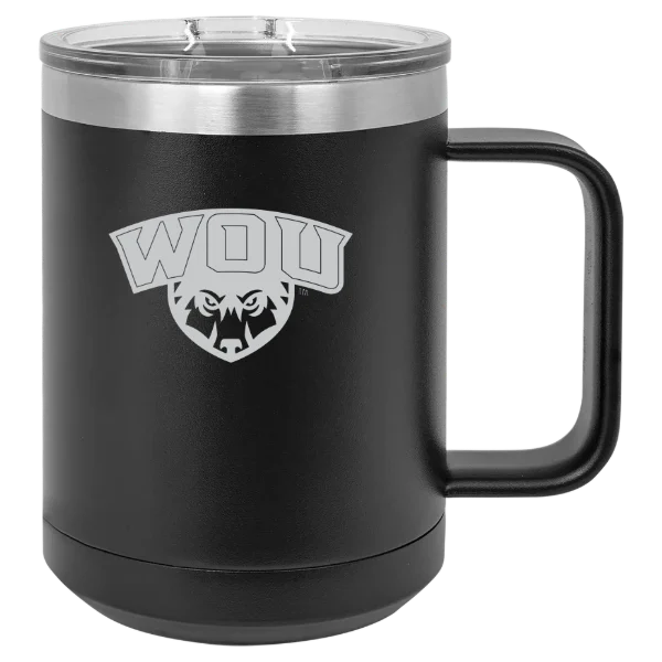 Western Oregon University Polar Camel 15 oz. Mug with Slider Lid