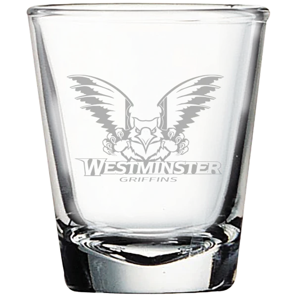 Westminster University (Utah) Polar Camel 1.7 oz. Shot Glass