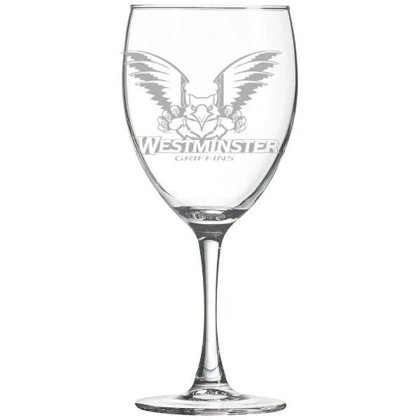 Westminster University (Utah) Polar Camel 10 1/2 oz. Wine Glass