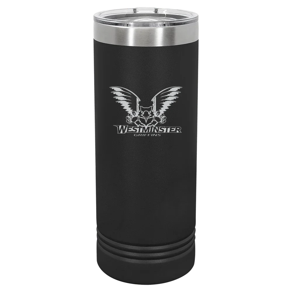 Westminster University (Utah) Polar Camel 22 oz. Skinny Tumbler with Slider Lid