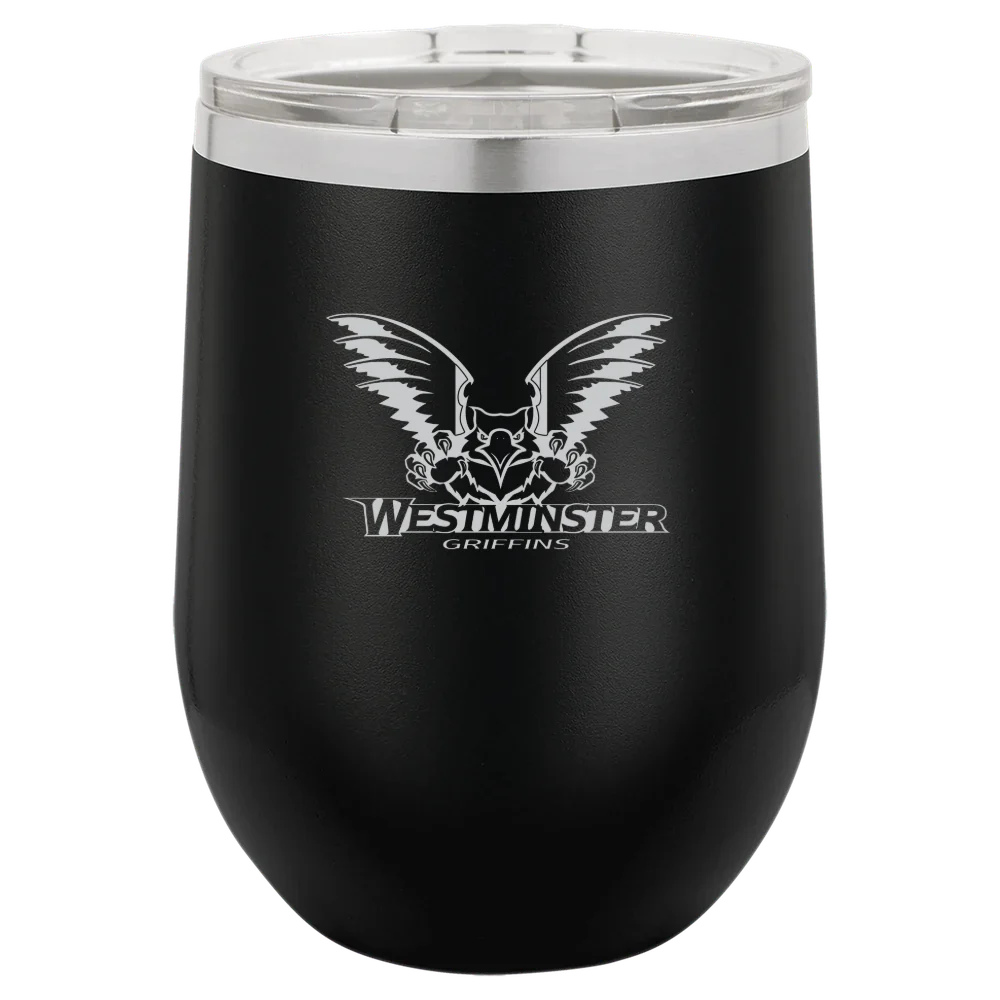 Westminster University (Utah) Polar Camel 12 oz. Stemless Wine Tumbler