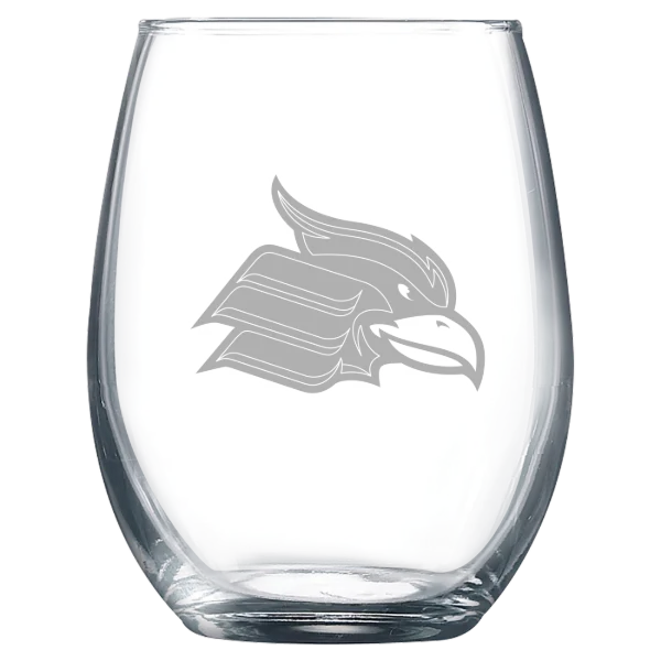 Wheeling University Polar Camel 9 oz. Stemless Wine Glass