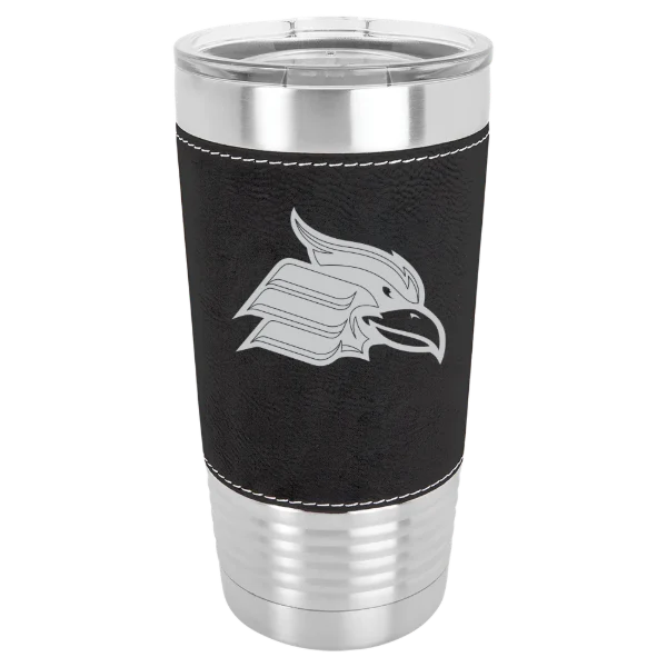 Wheeling University Polar Camel 20 oz. Leatherette Grip Tumbler with Standard Lid