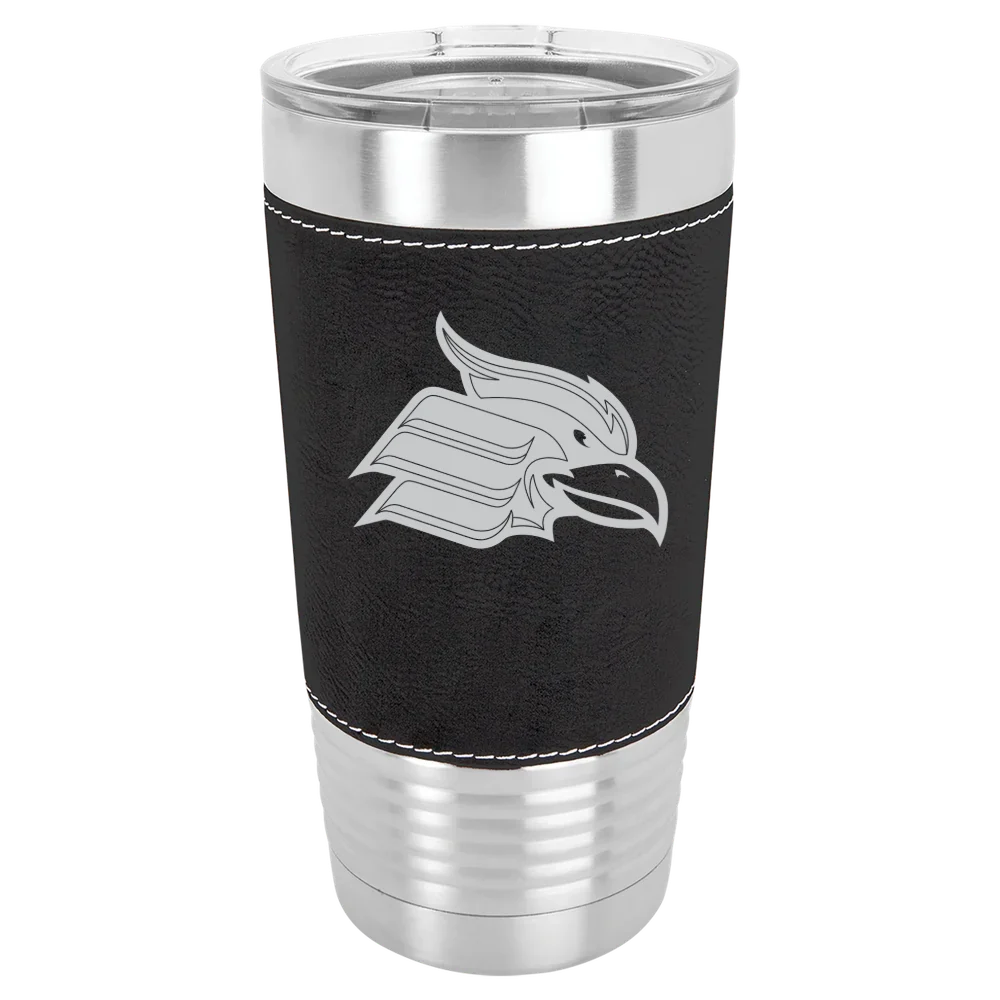 Wheeling University Polar Camel 20 oz. Leatherette Grip Tumbler with Standard Lid