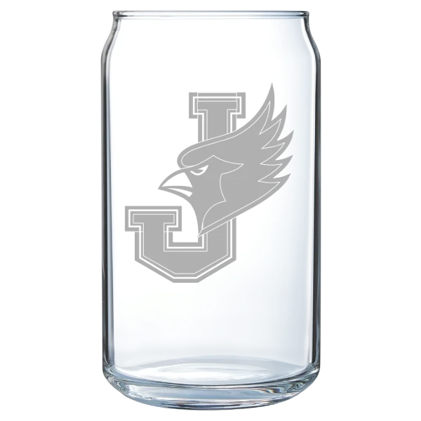 William Jewell College Polar Camel 16 oz. Can Glass