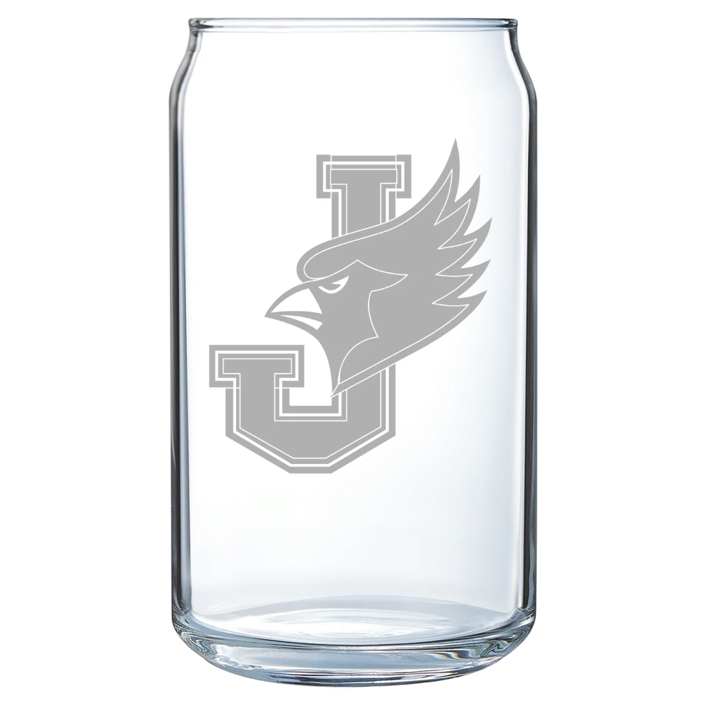 William Jewell College Polar Camel 16 oz. Can Glass
