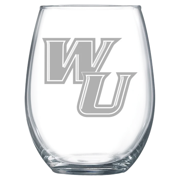 Wilmington University (Delaware) Polar Camel 15 oz. Stemless Wine Glass