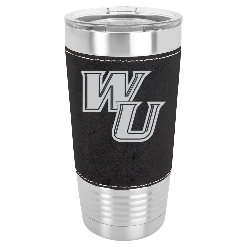 Wilmington University (Delaware) Polar Camel 20 oz. Leatherette Grip Tumbler with Standard Lid