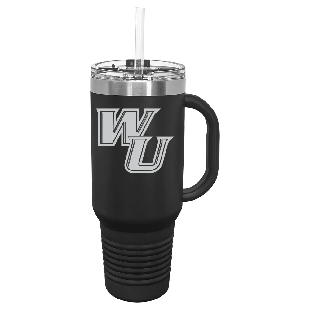 Wilmington University (Delaware) Polar Camel 40 oz. Travel Mug with Snap Lid & Straw