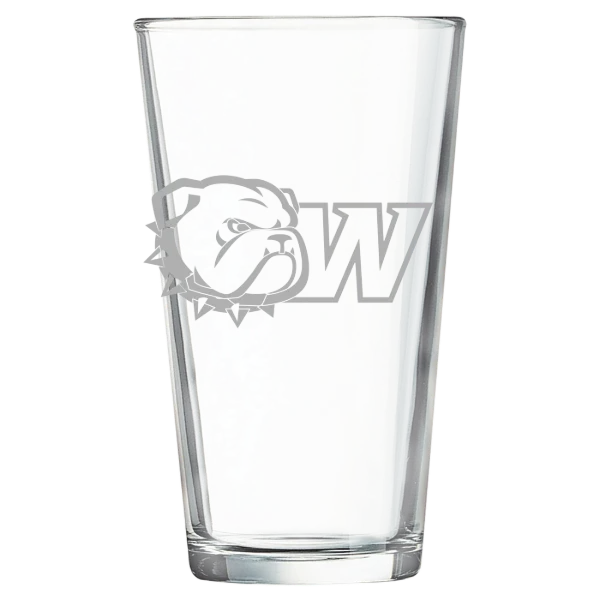 Wingate University Polar Camel 16 oz. Pint Mixing Glass