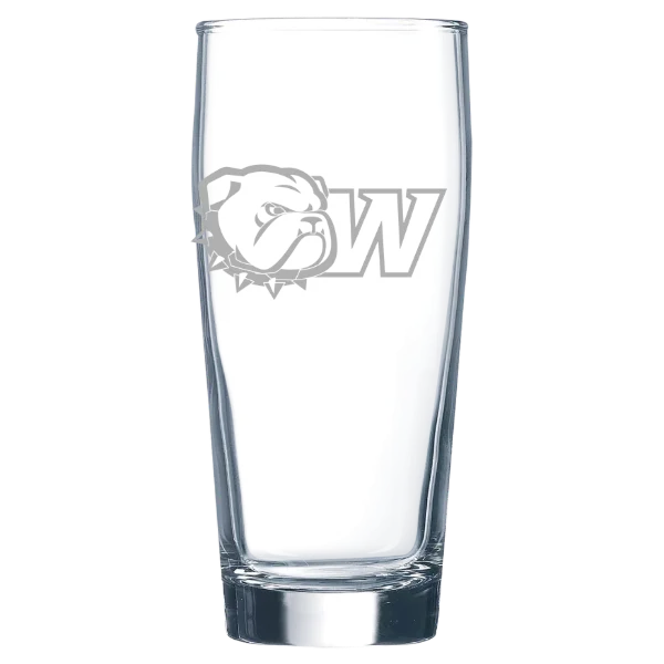 Wingate University Polar Camel 16 oz. Willi Becher Beer Glass