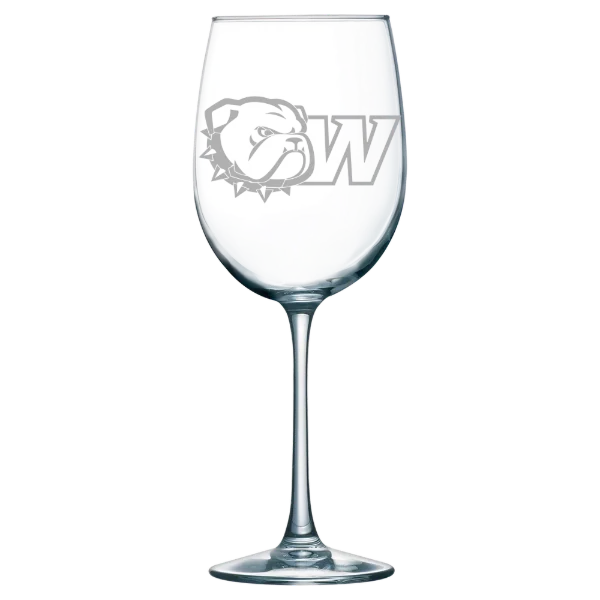 Wingate University Polar Camel 19 oz. Wine Glass
