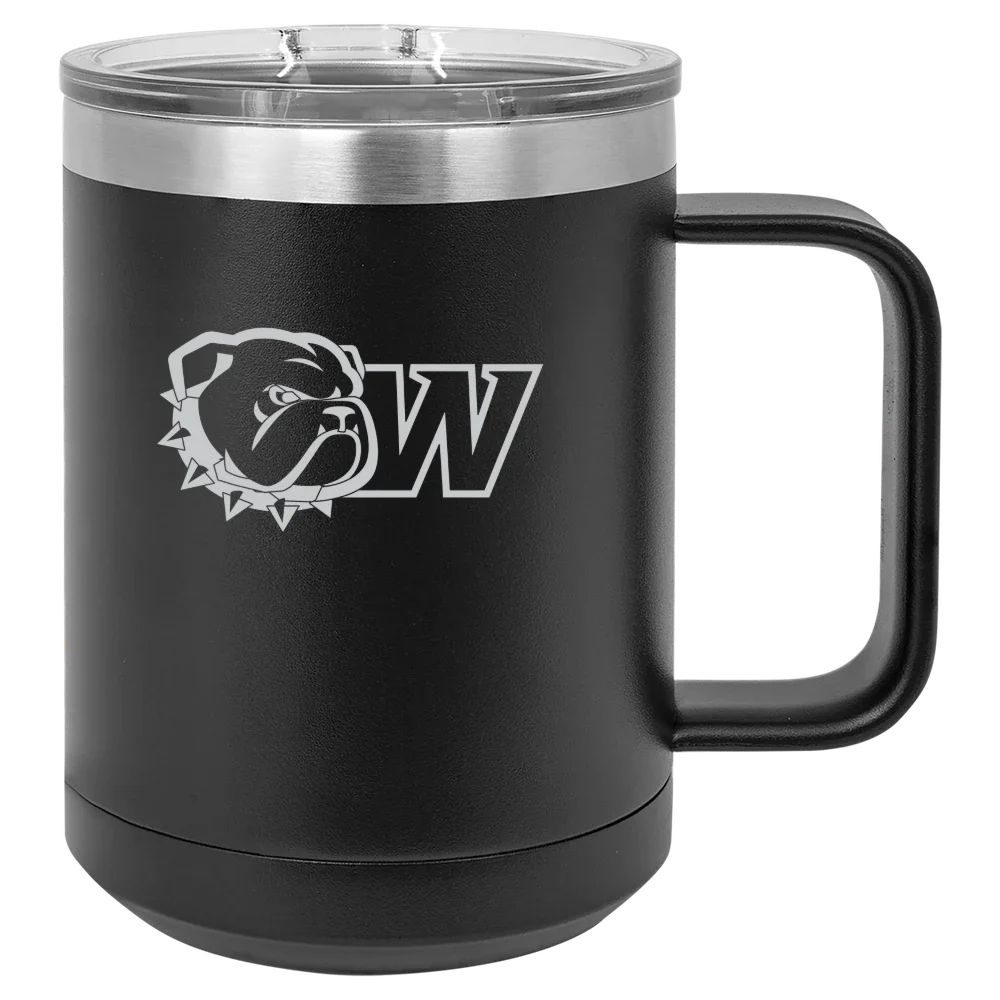 Wingate University Polar Camel 15 oz. Mug with Slider Lid