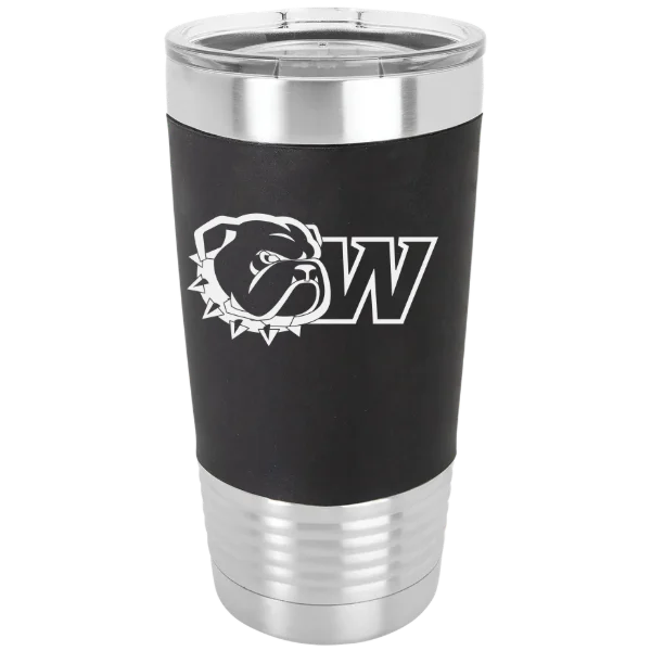Wingate University Polar Camel 20 oz. Silicone Grip Tumbler with Standard Lid