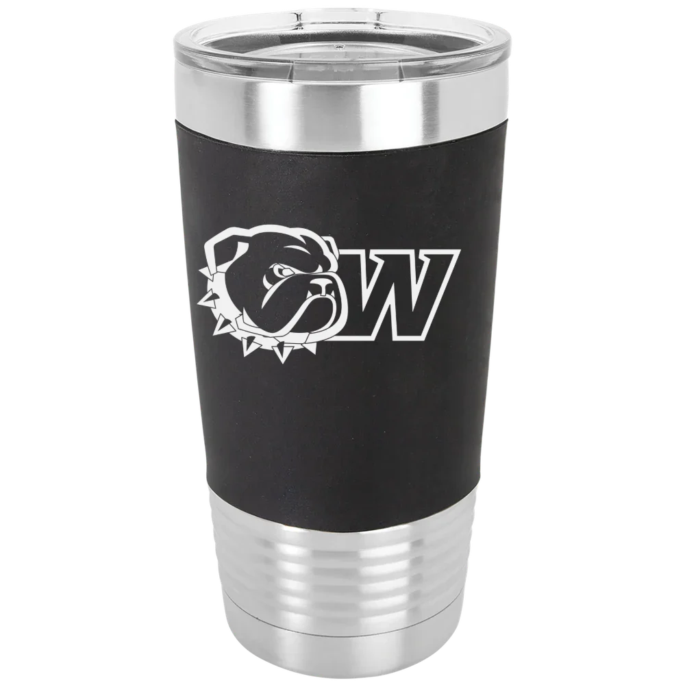 Wingate University Polar Camel 20 oz. Silicone Grip Tumbler with Standard Lid