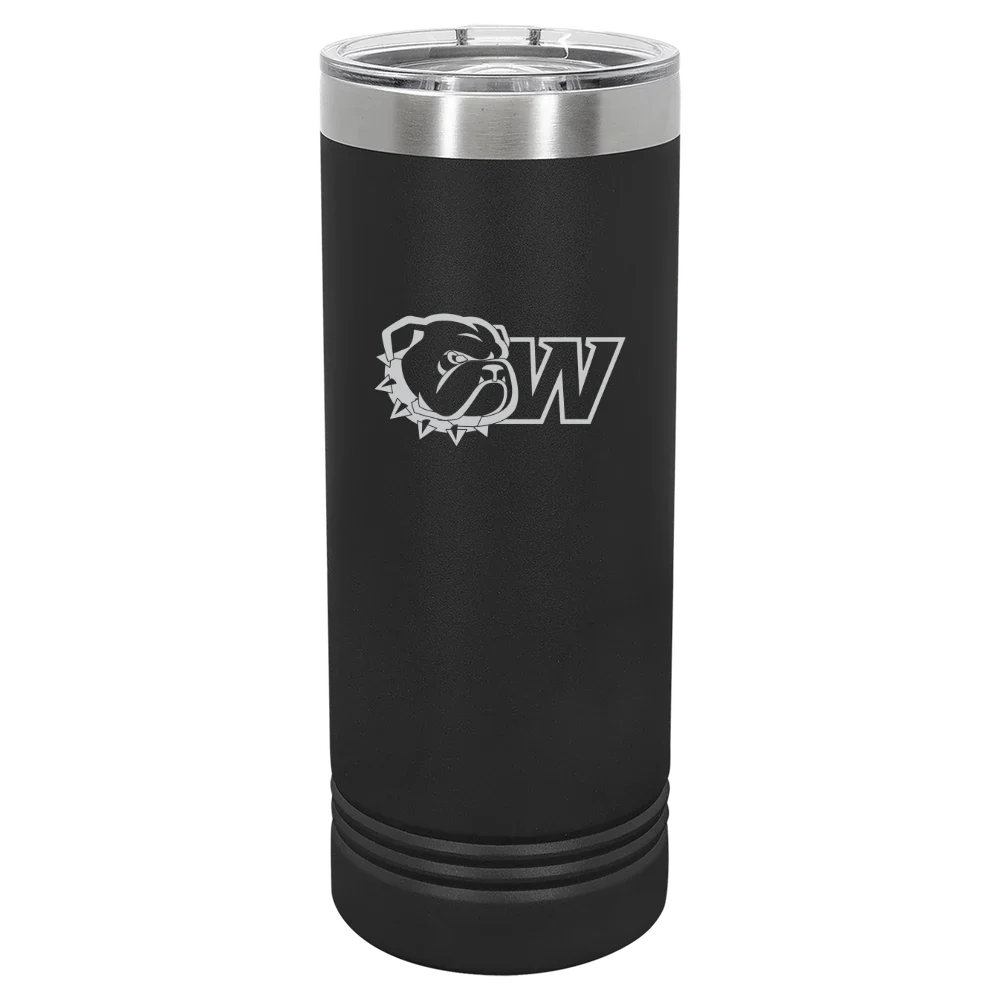 Wingate University Polar Camel 22 oz. Skinny Tumbler with Slider Lid