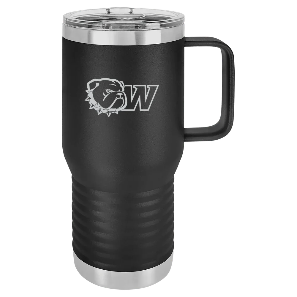 Wingate University Polar Camel 20 oz. Travel Mug with Slider Lid
