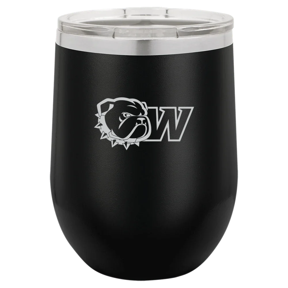 Wingate University Polar Camel 12 oz. Stemless Wine Tumbler