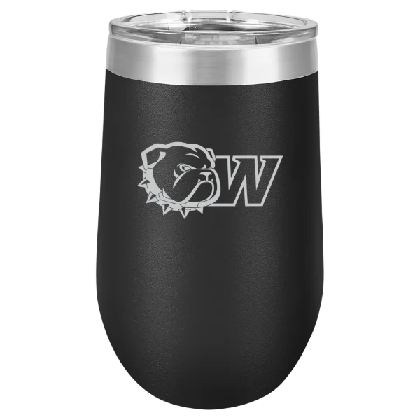 Wingate University Polar Camel 16 oz. Stemless Wine Tumbler