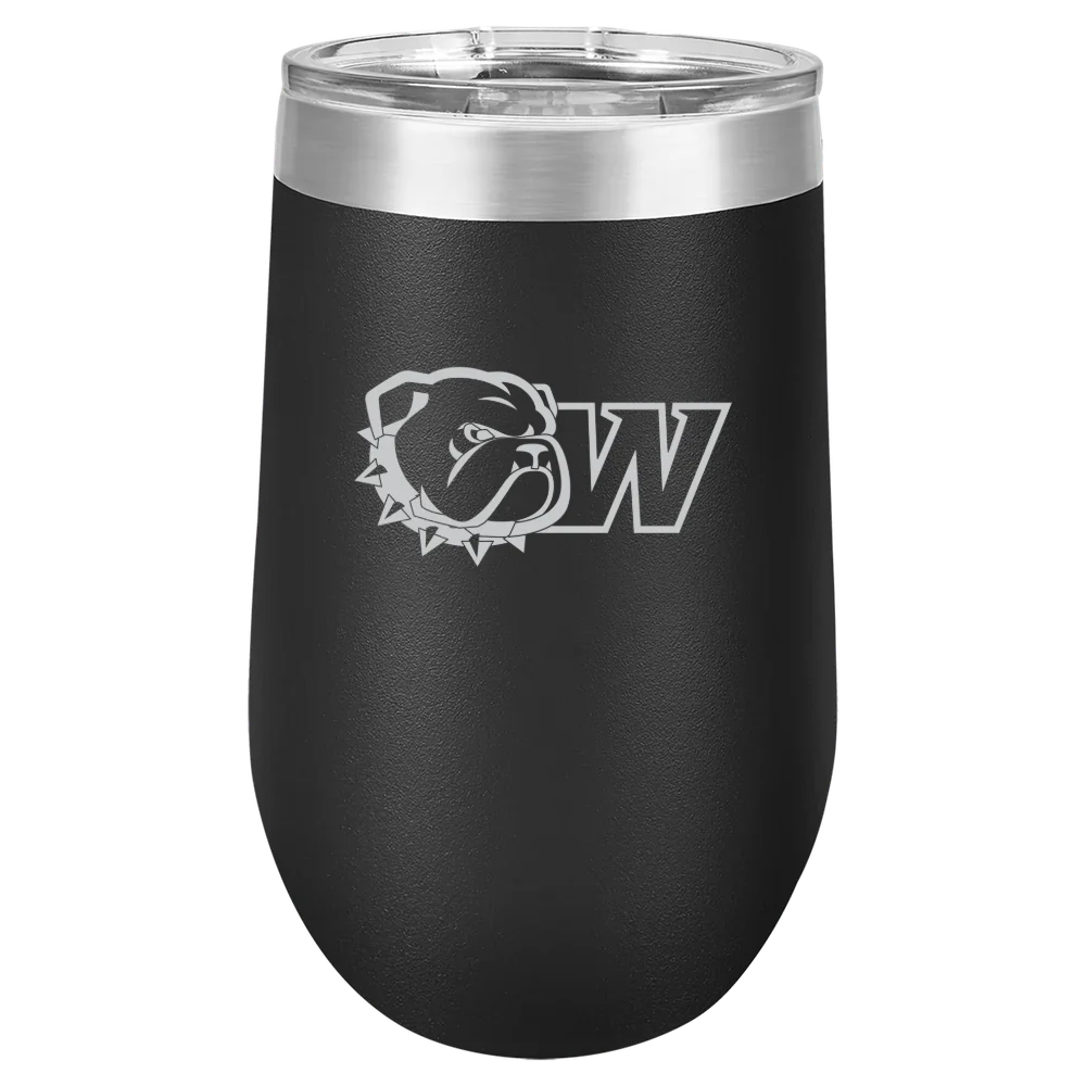 Wingate University Polar Camel 16 oz. Stemless Wine Tumbler