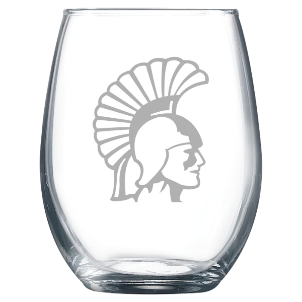 Winona State University Polar Camel 9 oz. Stemless Wine Glass
