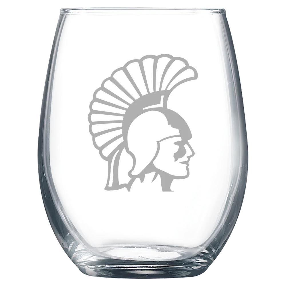 Winona State University Polar Camel 9 oz. Stemless Wine Glass