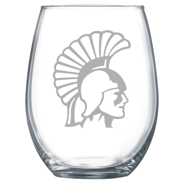 Winona State University Polar Camel 15 oz. Stemless Wine Glass