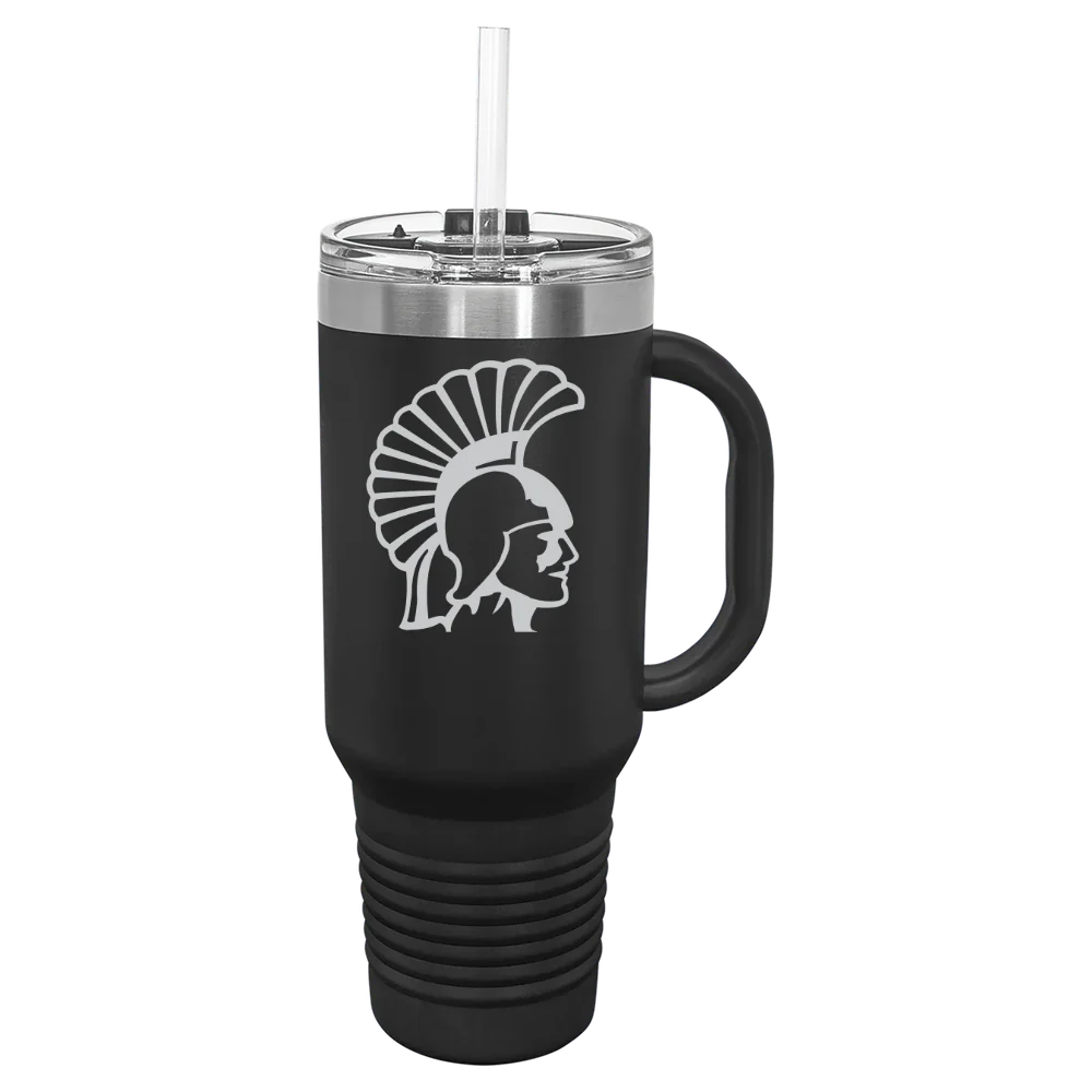 Winona State University Polar Camel 40 oz. Travel Mug with Snap Lid & Straw