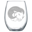Winston-Salem State University Polar Camel 15 oz. Stemless Wine Glass
