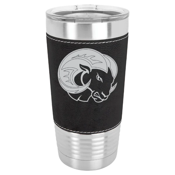 Winston-Salem State University Polar Camel 20 oz. Leatherette Grip Tumbler with Standard Lid