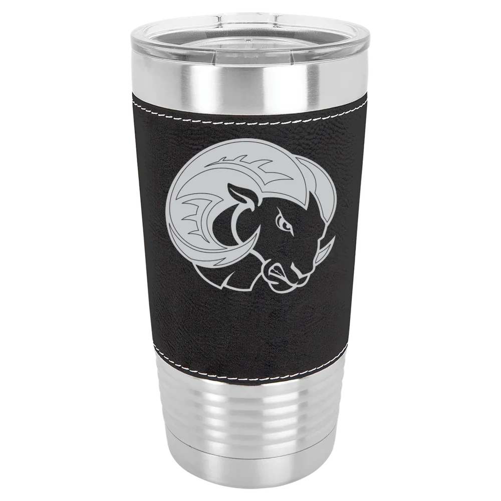 Winston-Salem State University Polar Camel 20 oz. Leatherette Grip Tumbler with Standard Lid