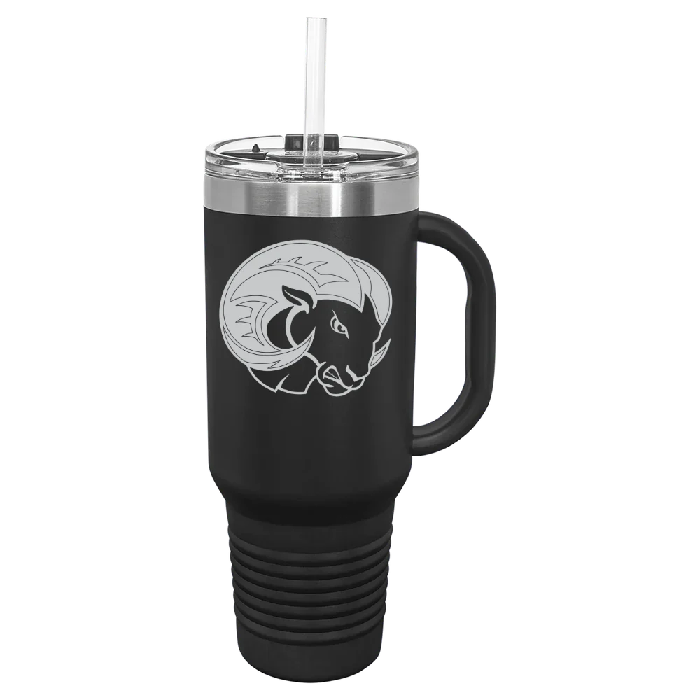 Winston-Salem State University Polar Camel 40 oz. Travel Mug with Snap Lid & Straw
