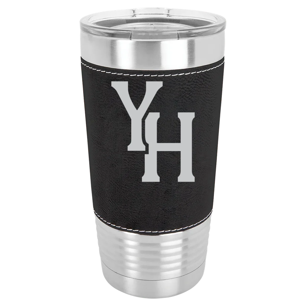 Young Harris College Polar Camel 20 oz. Leatherette Grip Tumbler with Standard Lid