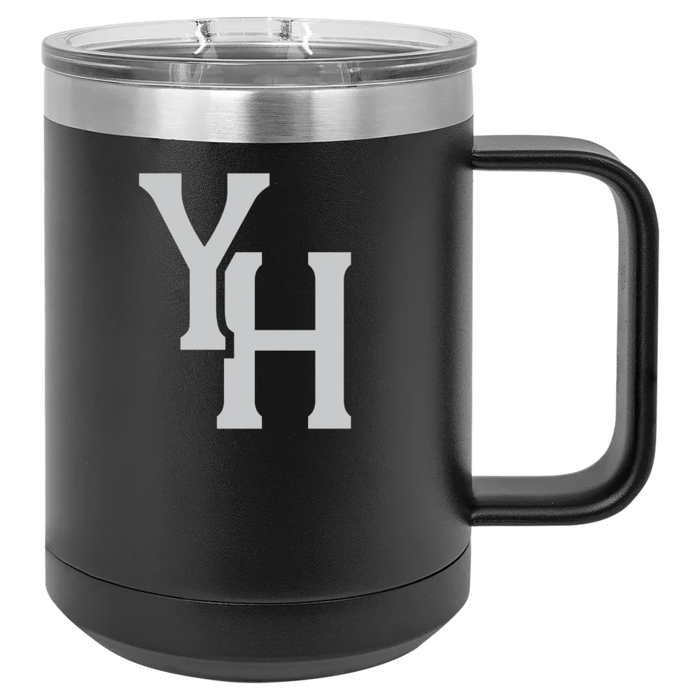 Young Harris College Polar Camel 15 oz. Mug with Slider Lid